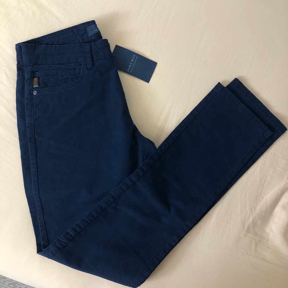 NEW Zara men basic collection slim pants